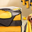 Grey and Yellow Pet Bath Towels